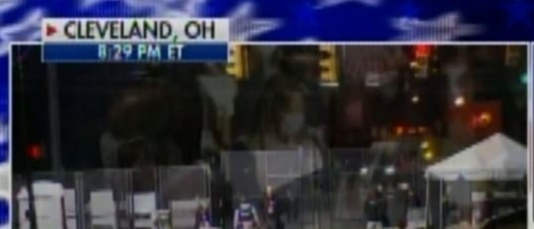 Riot Police and Ohio National Guard Stationed Outside of Presidential Debate Venue in Cleveland in Case Democrats Riot