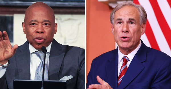 Texas Governor Unleashes SCATHING Attack On NY Mayor Eric Adams