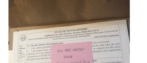 MORE FRAUD: New Hampshire Voters Receive Fake Ballots in the Mail with Personal Note — Republican Attorney General Issues Warning