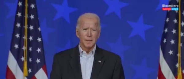Biden Calls for Calm, Says “Democracy Is Sometimes Messy”, “No Doubt” He Will Be Declared Winner When “Count Is Finished”
