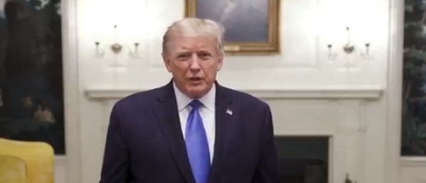 Watch: Trump Delivers Video Message Just Before Leaving For Walter Reed, Says ‘Doing Very Well’