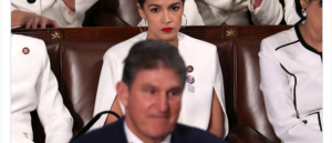 AOC’s Death Stare at Sen. Manchin Shows the Divide in the Democratic Party