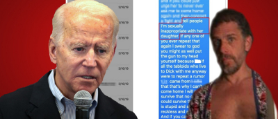 BREAKING EXCLUSIVE: Text Messages Show VP Biden and His Wife Colluded to Suppress HUNTER’S ACTIONS WITH A CERTAIN MINOR